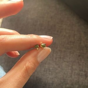 Mejuri Tourmaline Stud Earrings